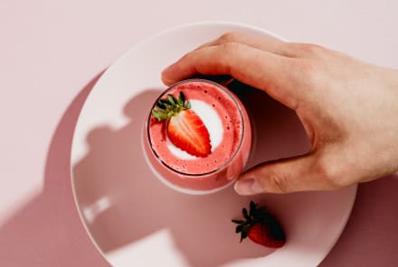 A Protein-Packed Strawberry Shake Perfect For Warmer Weather