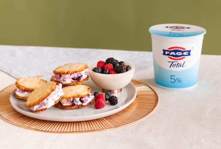 These Better-For-You Frozen Yogurt Sandwiches Are The Tastiest Way To Feel Like A Kid Again