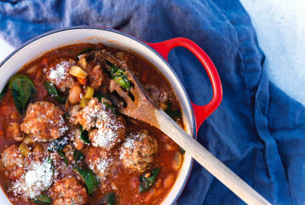 This Cozy Take On Minestrone Soup Offers An Extra Hit Of Protein