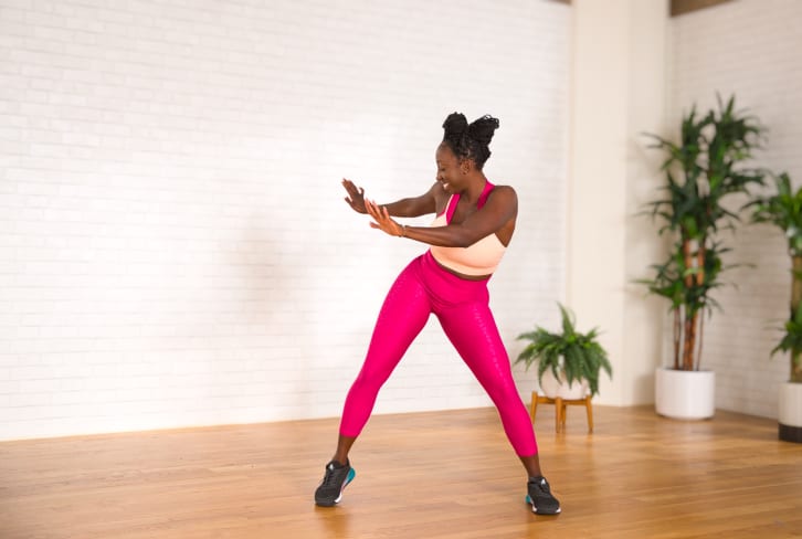 This Fun 9-Minute Cardio Workout Is Literally A Dance Party In Your Living Room