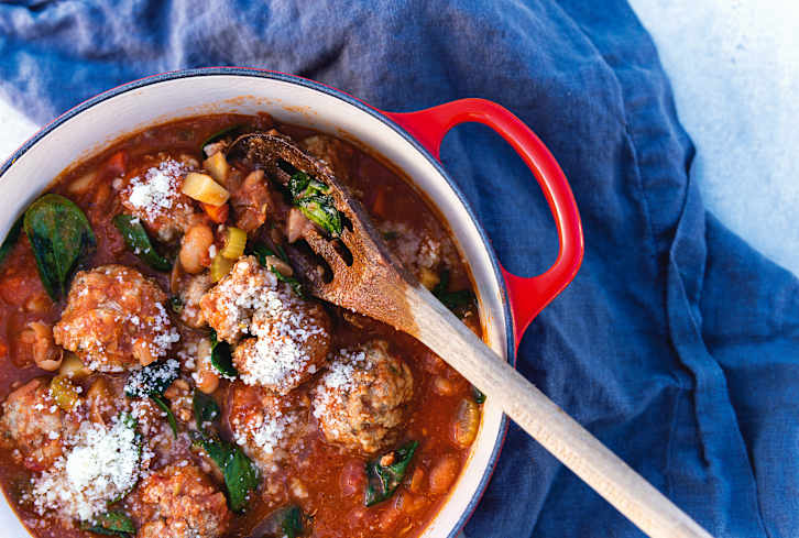 This Cozy Take On Minestrone Soup Offers An Extra Hit Of Protein