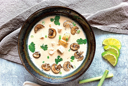 This Creamy, Spicy Chicken Soup Comes Together In A Half-Hour