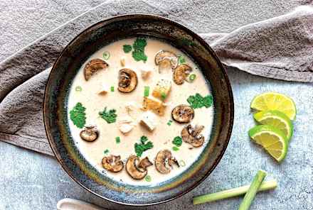 This Creamy, Spicy Chicken Soup Comes Together In A Half-Hour