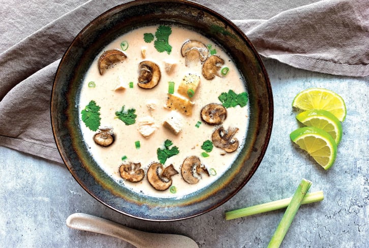 This Creamy, Spicy Chicken Soup Comes Together In A Half-Hour