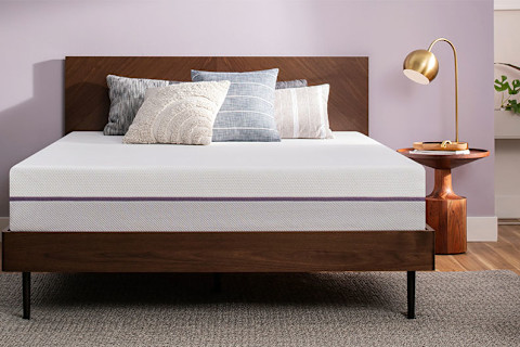 purple mattress image from company website