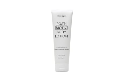 mindbodygreen postbiotic body lotion