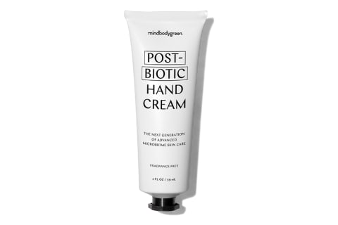 mindbodygreen postbiotic hand cream