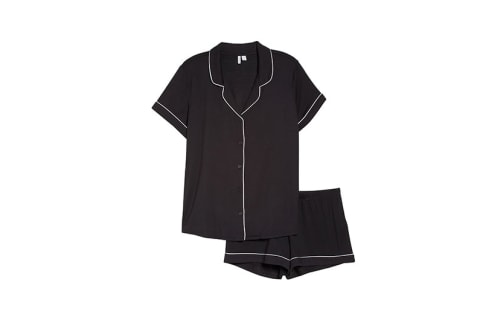 Nordstrom black and white moonlight pajama set