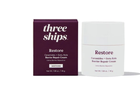 three ships restore cream with packaging