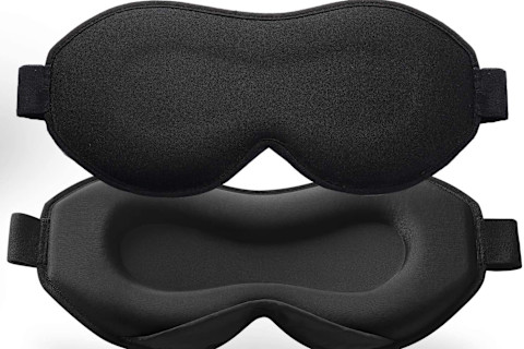 black sleep mask
