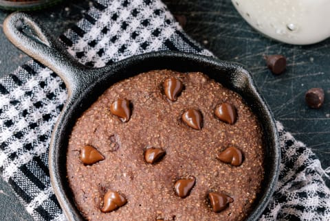 Half Baked Skillet Breakfast Cookie