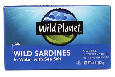 Wild Planet sardines blue box