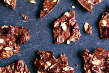 This Chocolate Bark Takes 20 Minutes To Make & Will Satisfy Your Carb Cravings