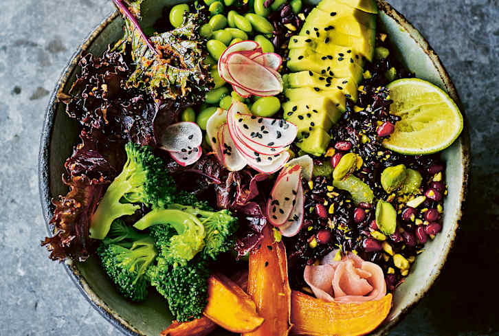 This Black Rice Buddha Bowl Will Detox Your Gut & Make Your Skin Glow