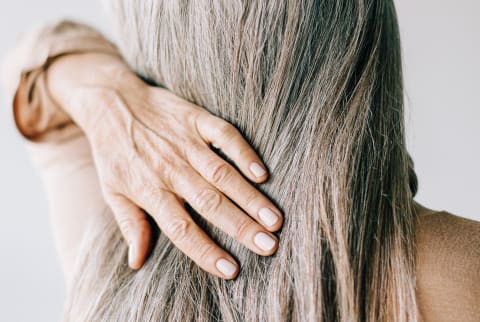 Woman with Gray Hair