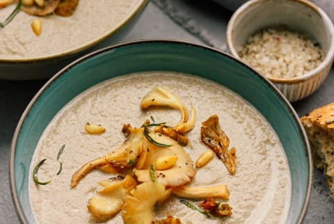 Mushroom Soup with Rosemary