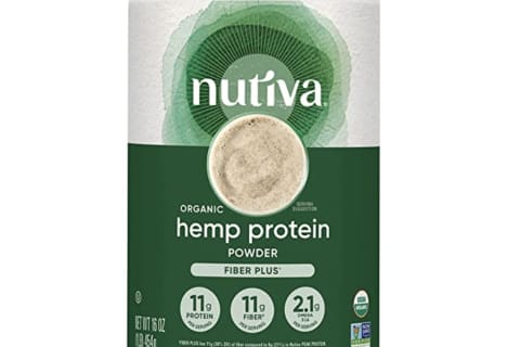 hemp protein powder Nutiva jar