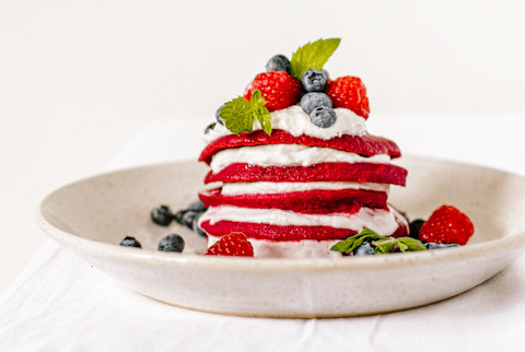 Beet Pancakes Beet Pancakes