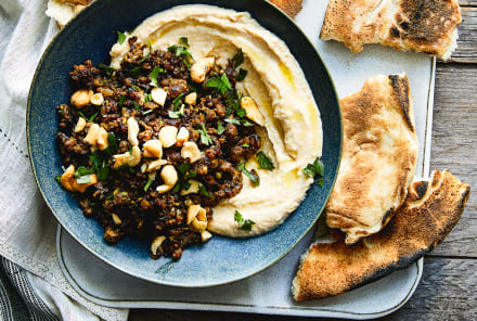 Upgrade A Plant-Based Meat Patty With This Ethiopian Hummus Bowl Recipe