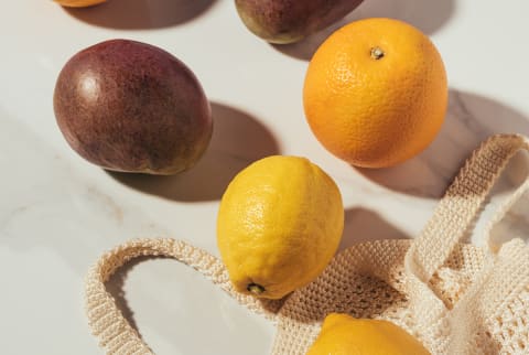 Citrus Fruit in Sustainable Bag