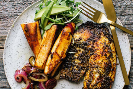 This Spiced Fish Dish With Healthier Fries Is The Perfect Summer Dinner