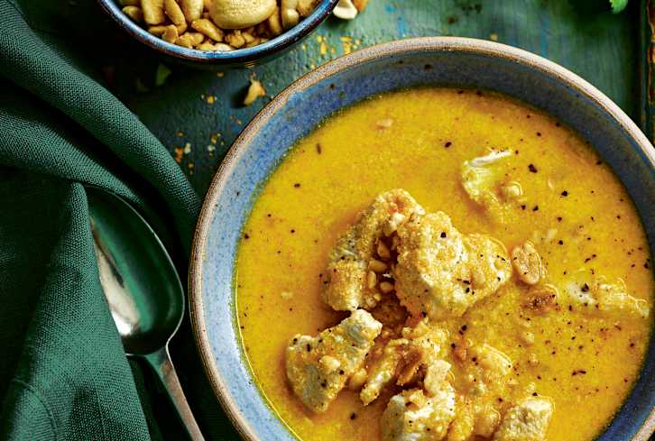 Elevate Your Chicken Noodle Soup With This Spicy Cashew-Coconut Version