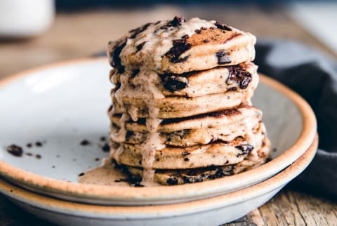 Chocolate Chip Cookie Dough Pancakes