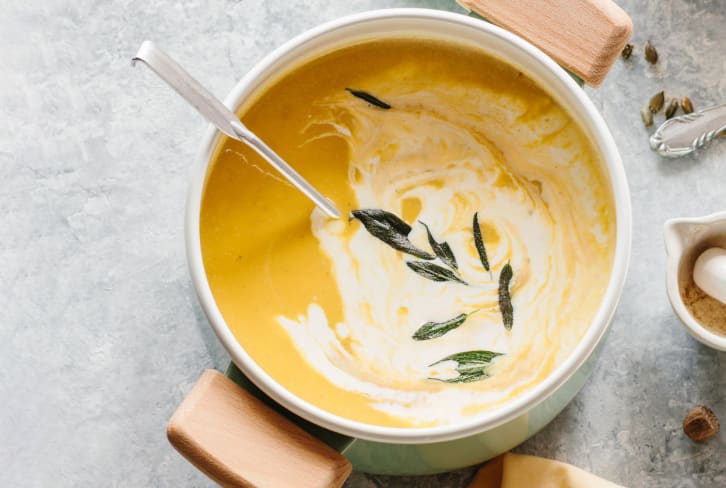 Beat Bloat With This Squash & Mushroom Soup