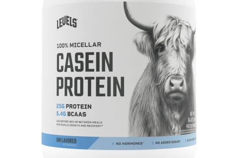 Levels casein protein tub