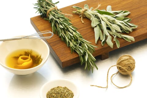 Drying herbs