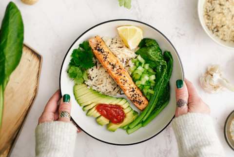 Salmon-Rice-Dinner