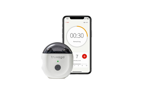 Truvaga Plus handheld device and phone app