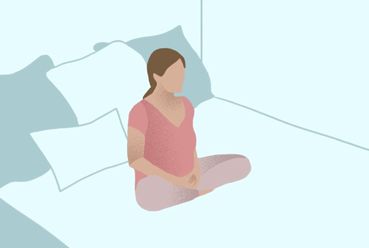 A Relaxing Yoga Sequence You Can Do In Bed
