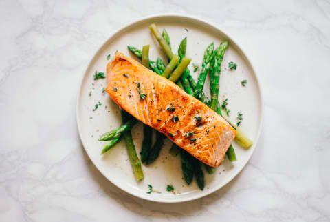 Roasted Salmon and Asparagus