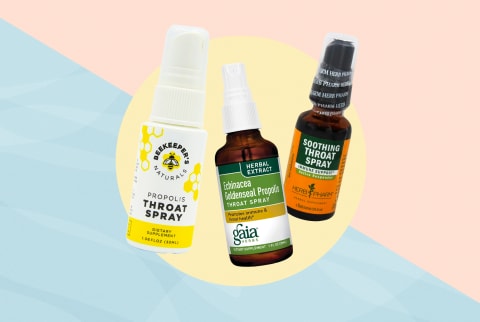 natural throat soothing spray products