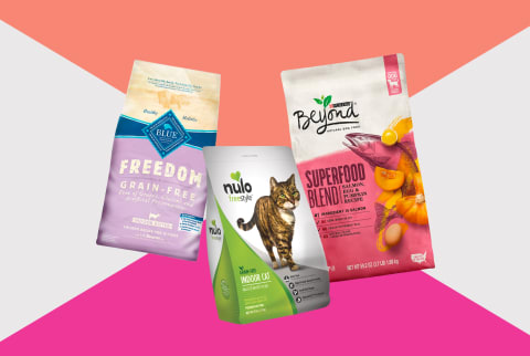 Collage of healthy pet foods to help your dog or cat eat naturally