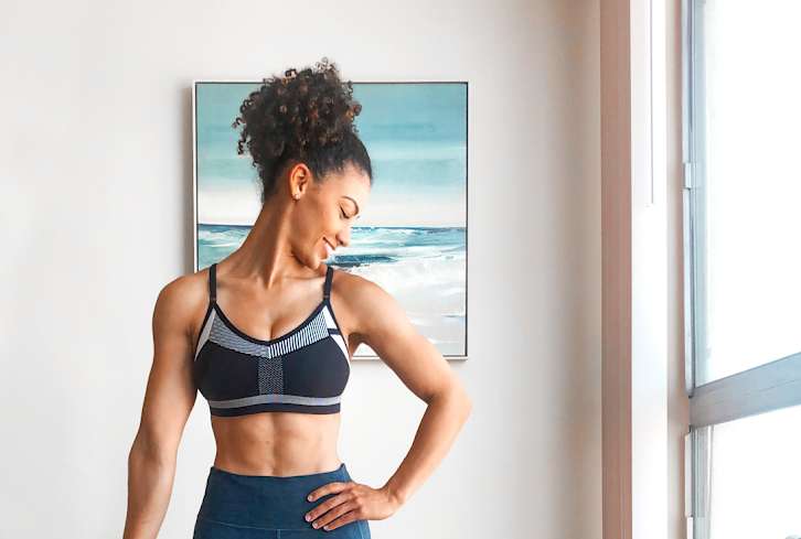 A 2-Minute Stretch To Release The Nasty Neck & Shoulder Tension You're Storing
