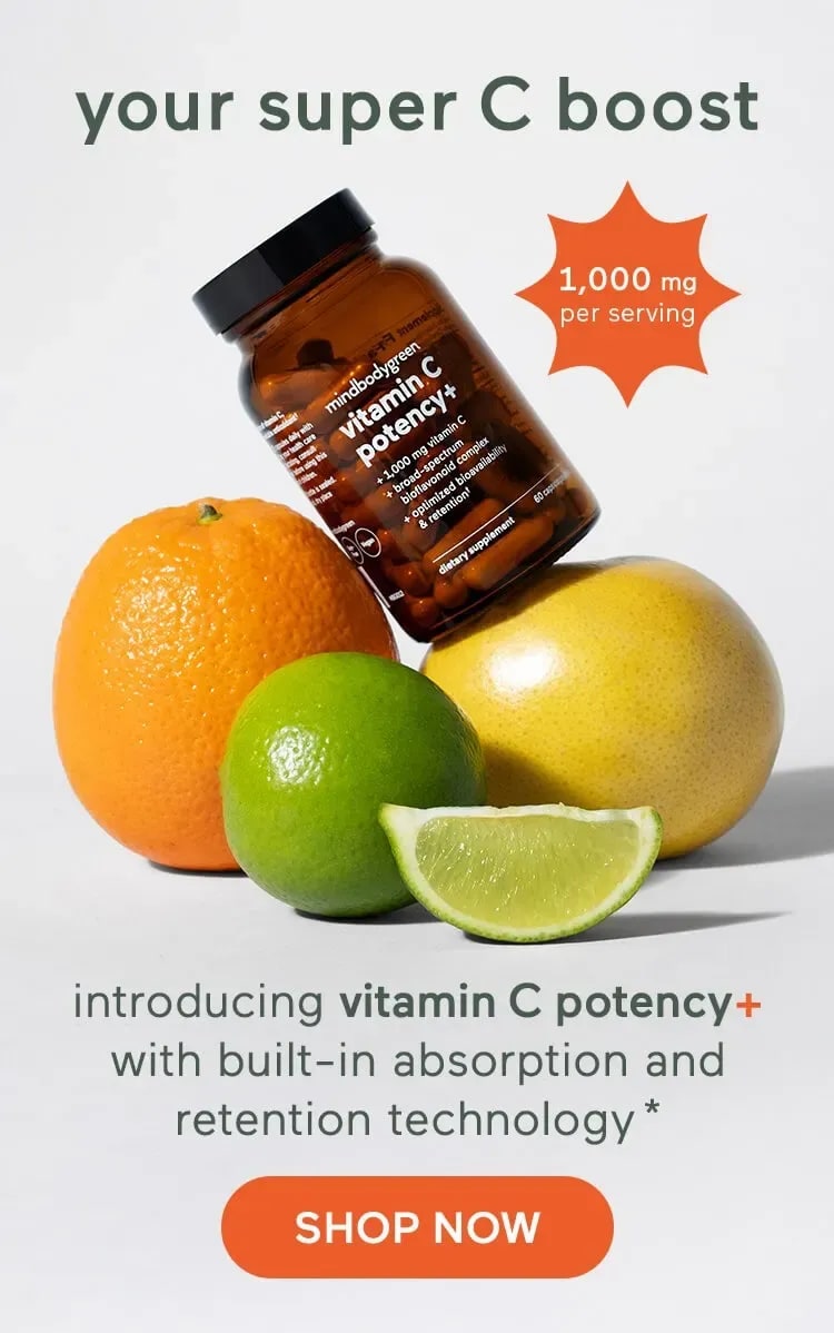 your super C boost introducing vitamin C potency+ with built-in absorption and retention technology*
