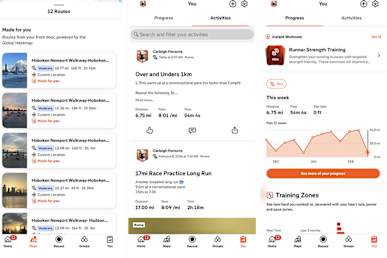 Strava Screenshots