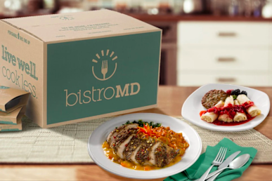 BistroMD Meal Delivery Service sample food in the menu
