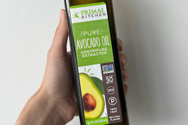 best avocado oil primal kitchen against wall