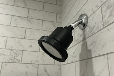 act+acre shower filter in writer's shower