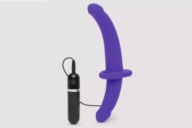 Lovehoney Double Duty Vibrating Double-Ended Strap-On Dildo