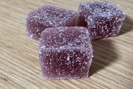 FOCL CBD Gummies Up close three side-by-side