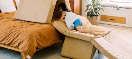 Stir-Crazy Kids? How To Transform Your Living Room Into A Playground (Safely)