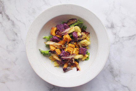 When Comfort Food Meets Healthy: Tricolor Sweet Potato Gnocchi With Fall Greens