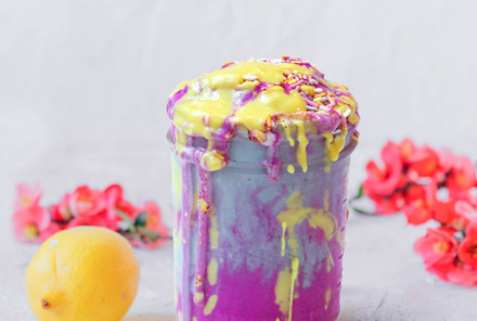 How To Make A Way Healthier (But Just As Beautiful) Unicorn Frappuccino