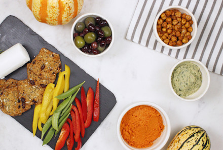 All About The Appetizers: A Plant-Centric Snack Plate For Thanksgiving