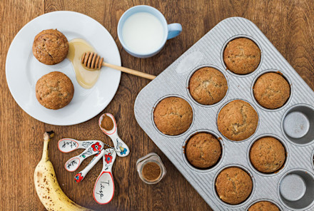 Need A Grab & Go Breakfast? Try These Fiber-Packed, Healthy Banana Muffins