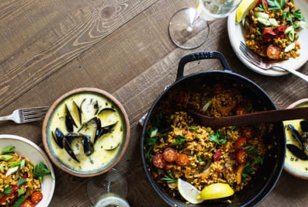 This Vegetable Paella Is A Dinner Party In A Pan